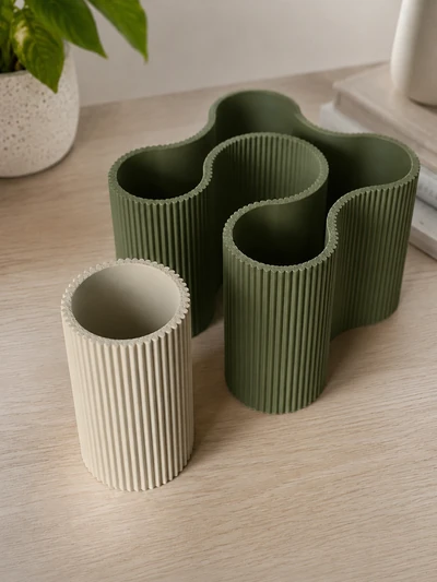 Snoova Compact en Grande Verde Oscuro - Pequena Blanco Hueso