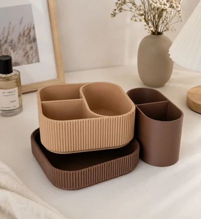 Stacksey en Marron Oscuro Marron Latte