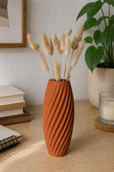 Texturia Spiral en Terracota