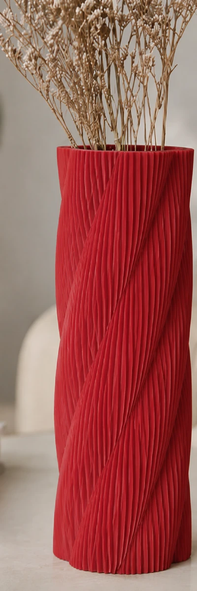 Twistlam en Rojo Oscuro
